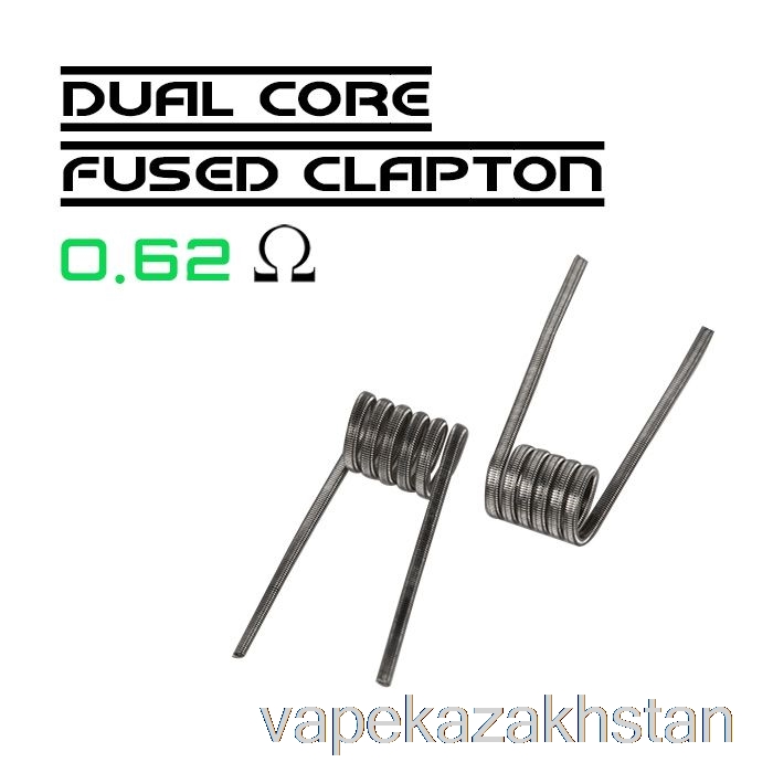 Vape Disposable Wotofo Comp Wire - Prebuilt Coils 0.62ohm Dual Core Fused Clapton - Pack of 10